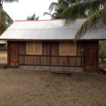 After: A new kitchen outbuilding can be closed to the elements and secured.